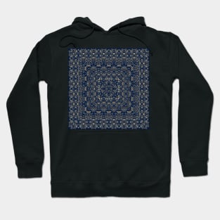 Arabic ornate golden pattern Hoodie